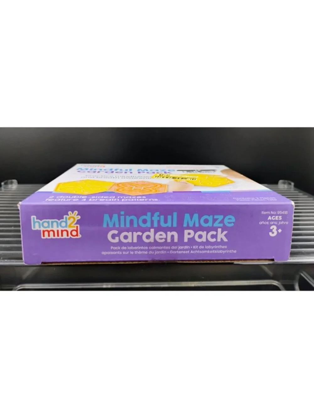 Mindful Maze Garden Pack For Kids 3+ Double-Sided Activity Set